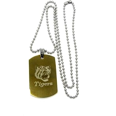 Amazon | 阪神タイガース ネックレス バッグチャーム虎ロゴ L